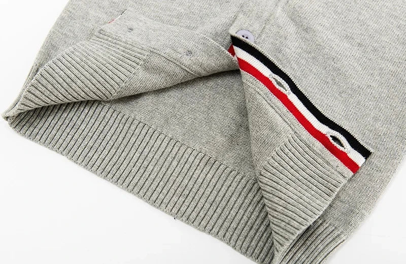 Children's Korean sweater boys Spring Autumn striped pure cotton cardigan 1-7Y