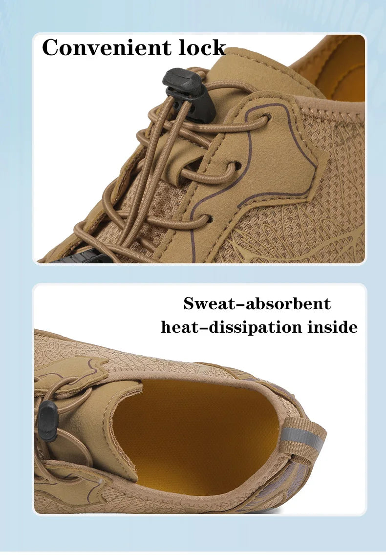 Men’s Cotton Casual Shoes – Lightweight Breathable Fabric Sneakers