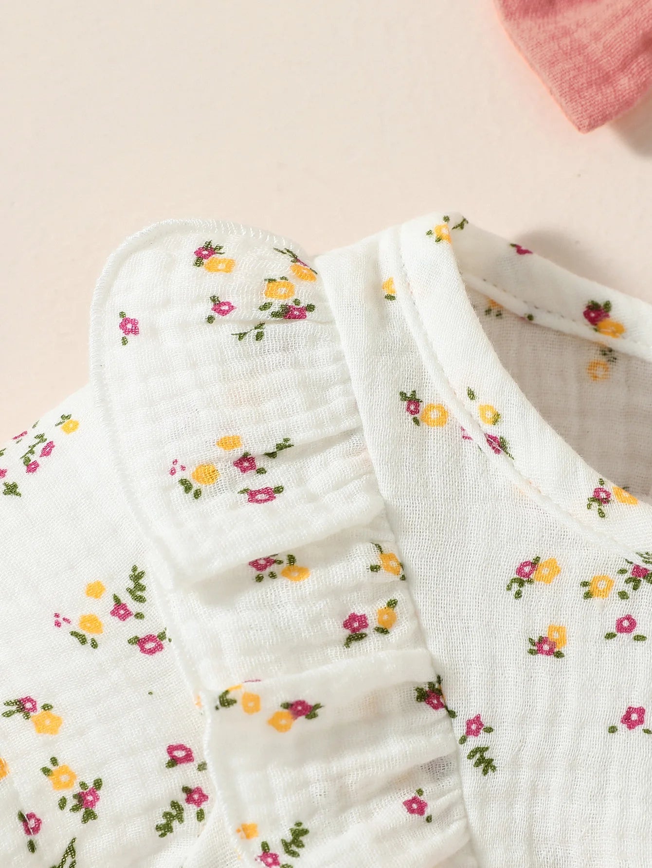 Baby Newborn-9M Short Sleeve Summer 2024 Girl's Print HEART