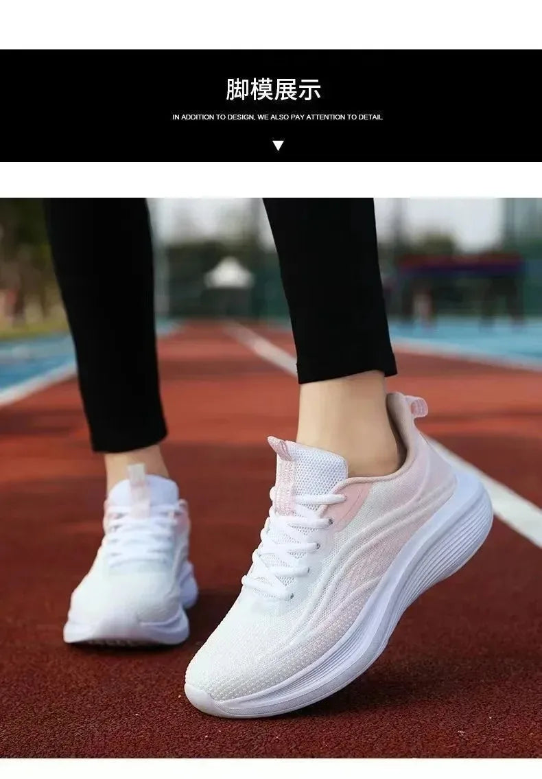 2024 Women’s Fashion Sneakers – Breathable Anti-Slip Running & Hiking Shoes | حذاء رياضي نسائي 2024 – شباشب تنفس مريحة مانعة للانزلاق للجري والمشي