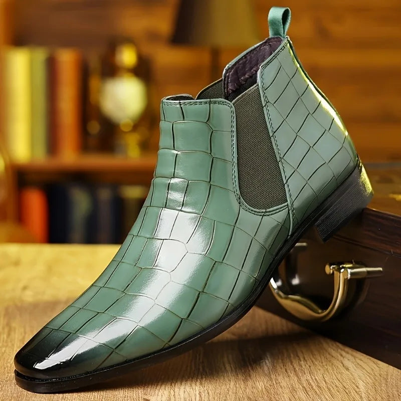 Classic Men's Leather Boots New Luxury Comfortable Boots High End Formal Business Shoes for Men Casual Ankle Boots Large Size 48