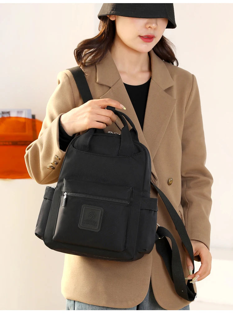 New Women's Fashion Backpack High Quality Large Capacity Women's Shoulder Bag Waterproof Multi Functional Handbag For Women