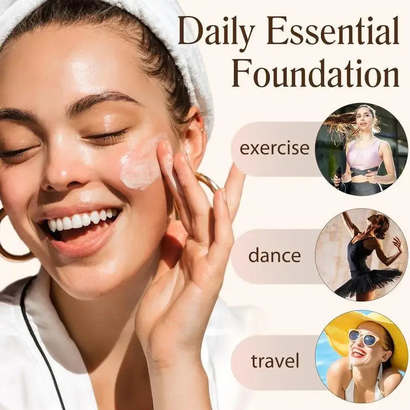 Color Changing Liquid Foundation Concealer Face Base Primer Cosmetics Long-Lasting,Moisturizing BB Cream Base Make-up for women