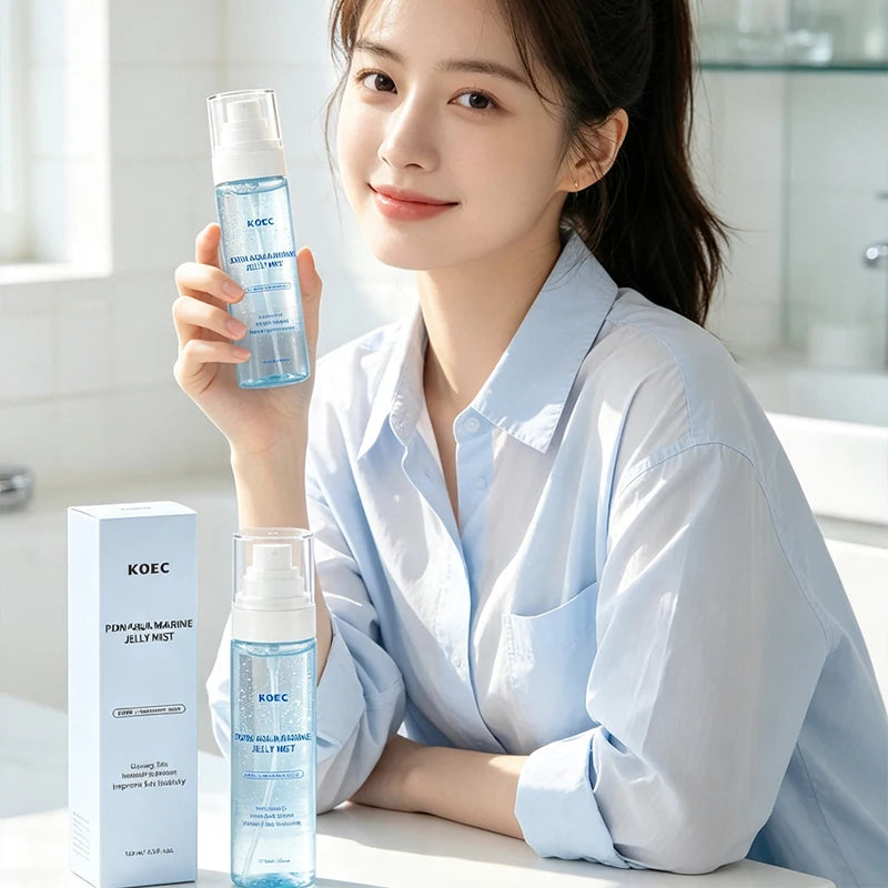 PDRN Aquamarine Jelly Mist 100ml Niacinamide Glow Plump Skin Deep Instant Moisturizing nourishing Korean Soothing Essence Spray