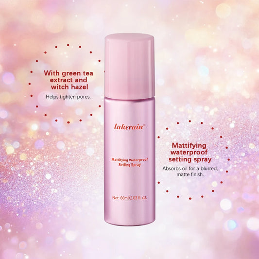 Long-Lasting Setting Spray Glossy Matte Base Makeup Oil Control Waterproof Moisturizing Make-up Fixer Spray for All Skin Style