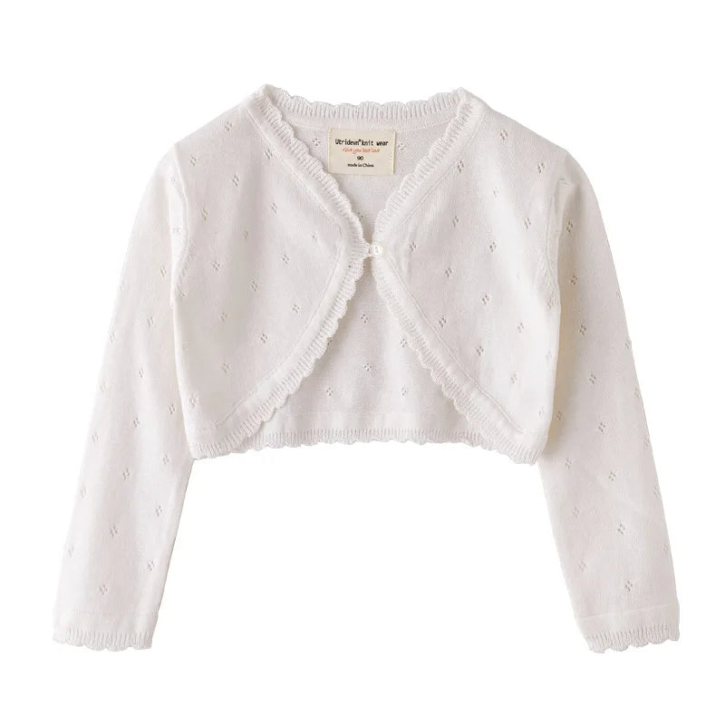 Baby Girl Shawl Jacket Summer Infant Cardigan Outerwear Baby Clothes