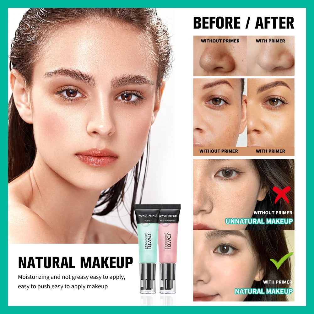 Primer Gel 1 Piece 24ml Moisturizing Invisible Pore Primer Gel Primer Cream Makeup Primer Gel Primer Cream