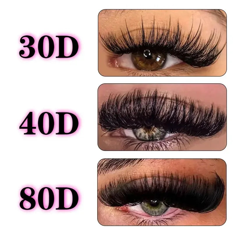 DIY Cluster Lashes – 200PCS Natural Wispy Eyelashes
