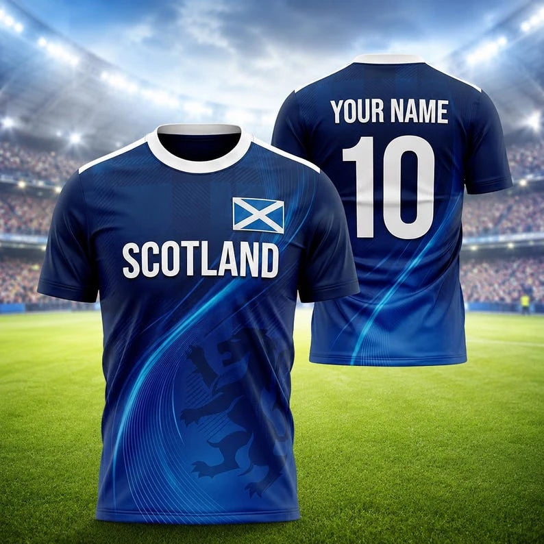 SCOTLAND FAN JERSEY 2026 JERSEY FOOTBALL SHIRT MATCH KIT TRAINING KIT 3D PRINTED OUTDOOR SPORTS ESSENTIAL FAMILY GIFT