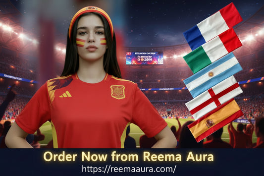 2026 National Flag Football Sports Headband - عصبة رأس رياضية لكرة القدم 2026