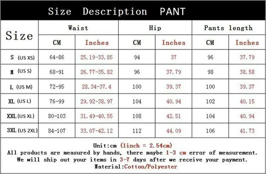 Casual Printed Sports Running Trousers Men Women Autumn Drawstring Long Pants Fitness Solid Sweatpants Unisex Gym Wear