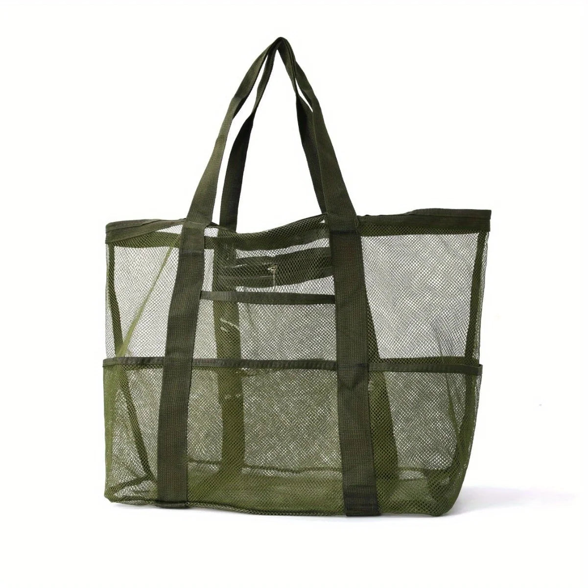 Large Mesh Beach Bag Oversized Waterproof Swim Bag with Separate Wet Pocket Multi Purpose Travel Tote for  Beach Tote