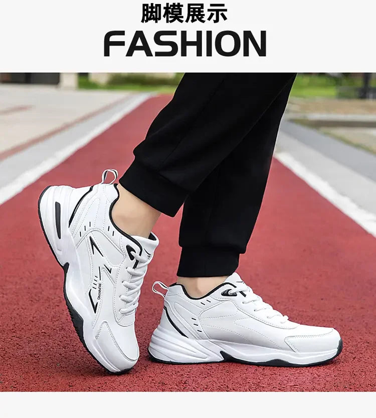 Men’s Casual Shoes B812 – Breathable PU Leather Lace-Up with EVA Sole