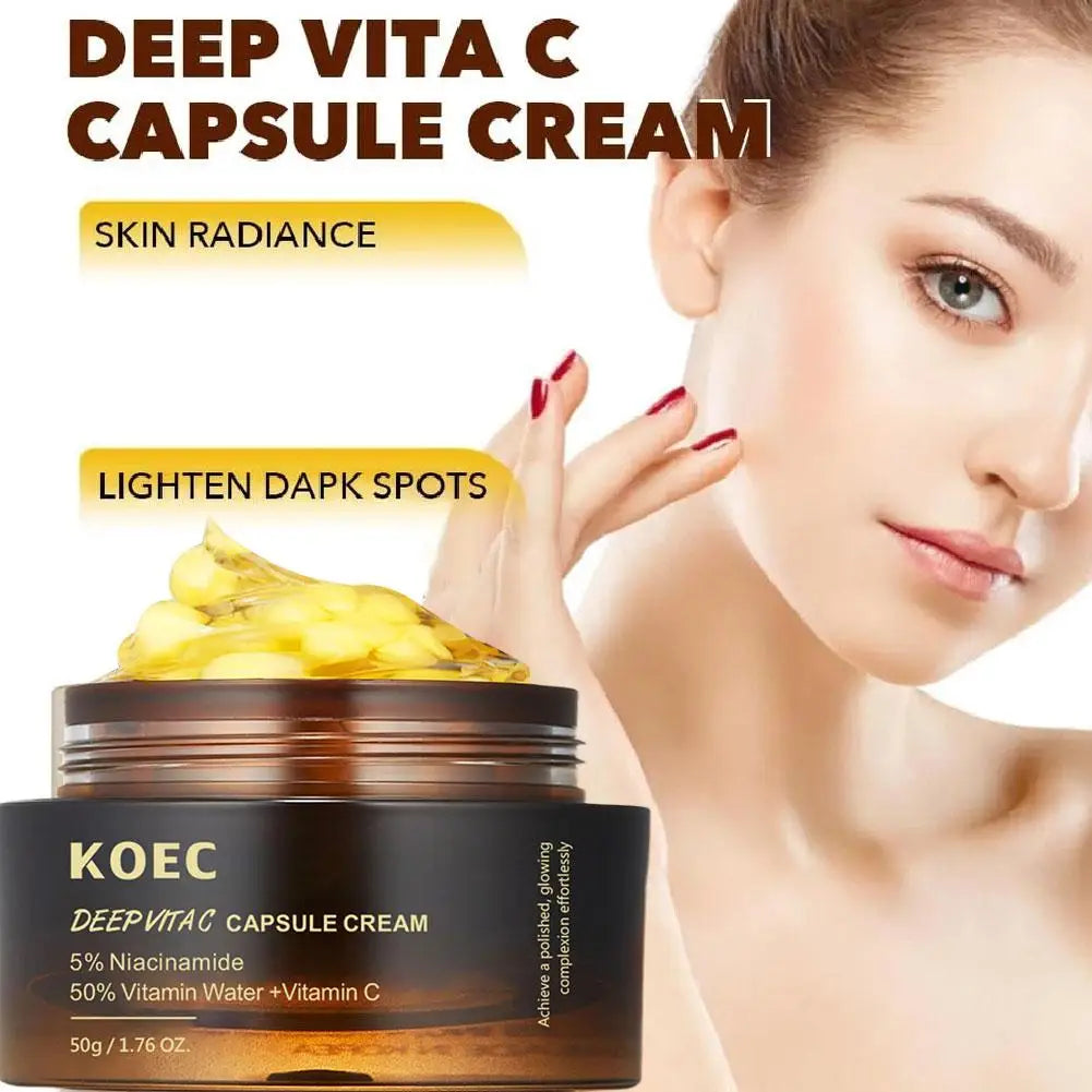 High-end Pink Collagen Capsule Cream 5% Niachinamide