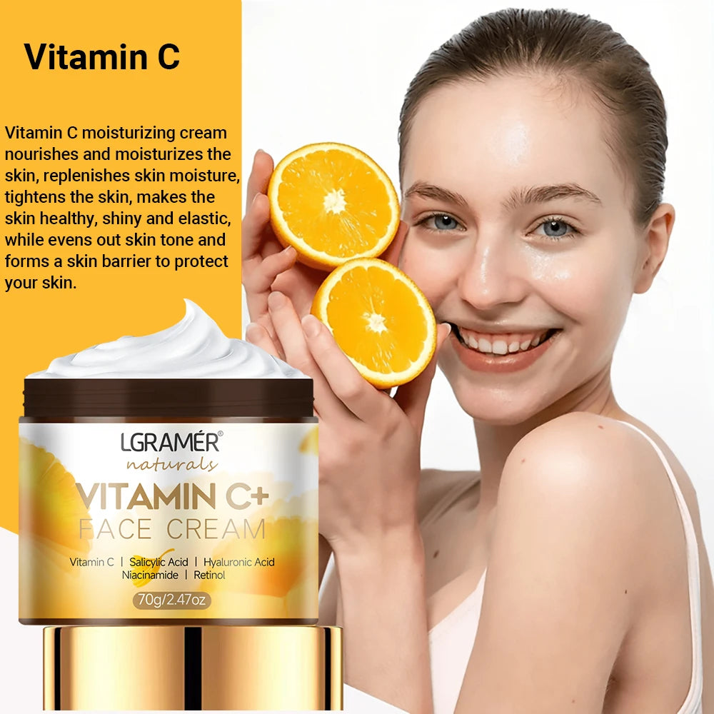 Vitamin C & Retinol Face Cream – Brightening & Firming Skincare
