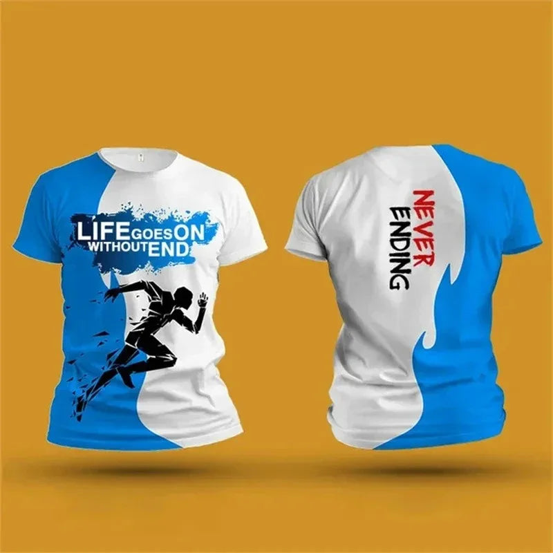 2026 Outdoor Sports Short Sleeve Top Summer Sports T Shirt Family Style Adults Kids Tee Unisex for Fitness Running  T Shirt