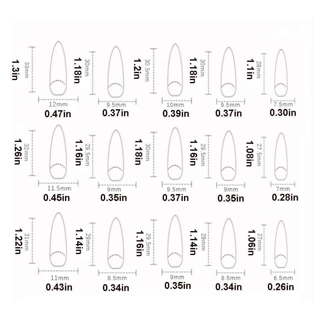 Medium long fake nails for women girl black red rose flowers for Valentine's Day waterdrop almond shape full cover press on nail