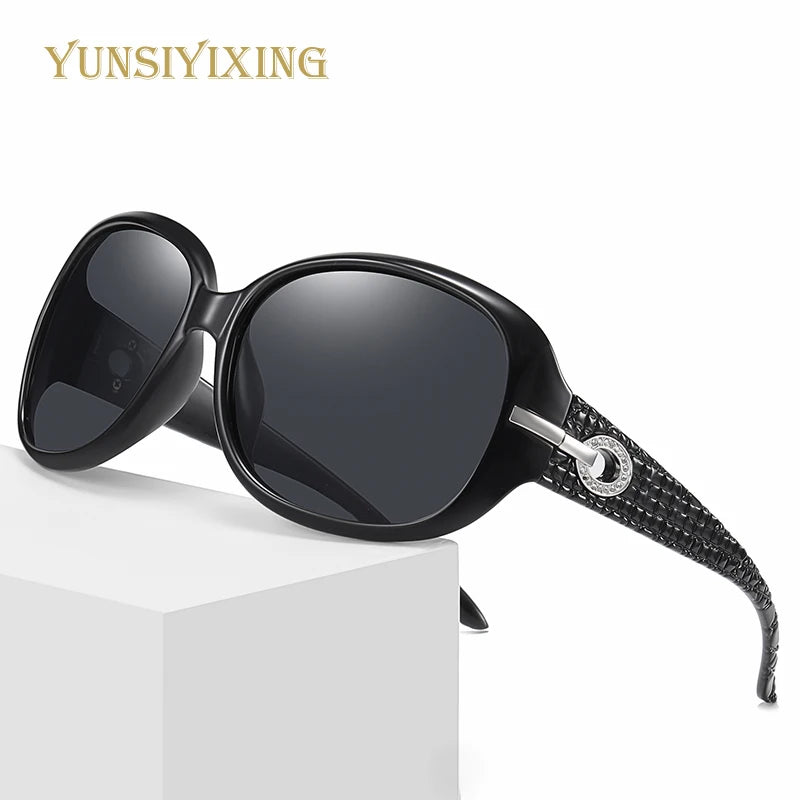 YSYX Women’s Polarized Sunglasses – Classic Vintage Big Frame Shades