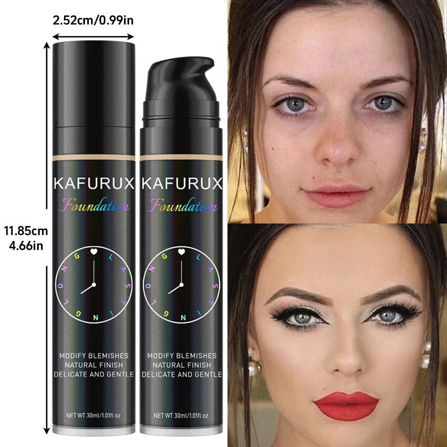 8 colors Liquid Foundation Effective Concealer Waterproof Sweat-resistant Face