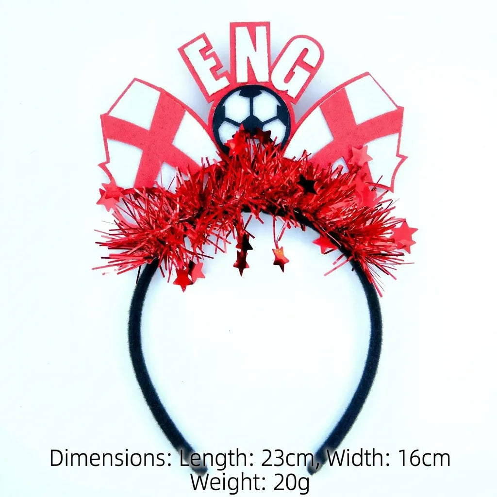 2026 Football Event National Team Flag Headband - طوق شعر مشجعي كرة القدم 2026 بتصميم أعلام المنتخبات