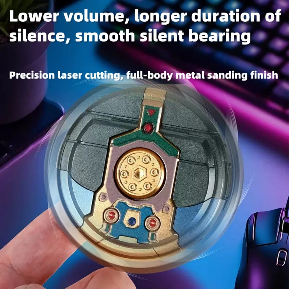 360° Rotating Deformation Robot Fingertip Gyro Toy