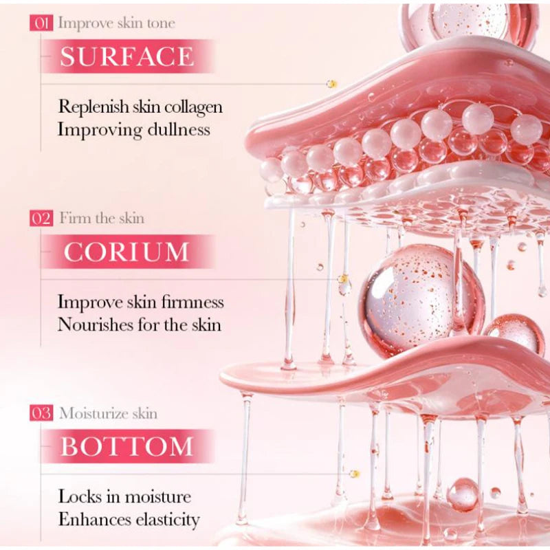 Collagen Asiatica Capsule Face Cream 60g PDRN Vitamin C Niacinamide Glow Plump Skin Cream Soothing And Hydrating Daily Skincare