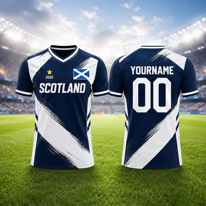 SCOTLAND FAN JERSEY 2026 JERSEY FOOTBALL SHIRT MATCH KIT TRAINING KIT 3D PRINTED OUTDOOR SPORTS ESSENTIAL FAMILY GIFT