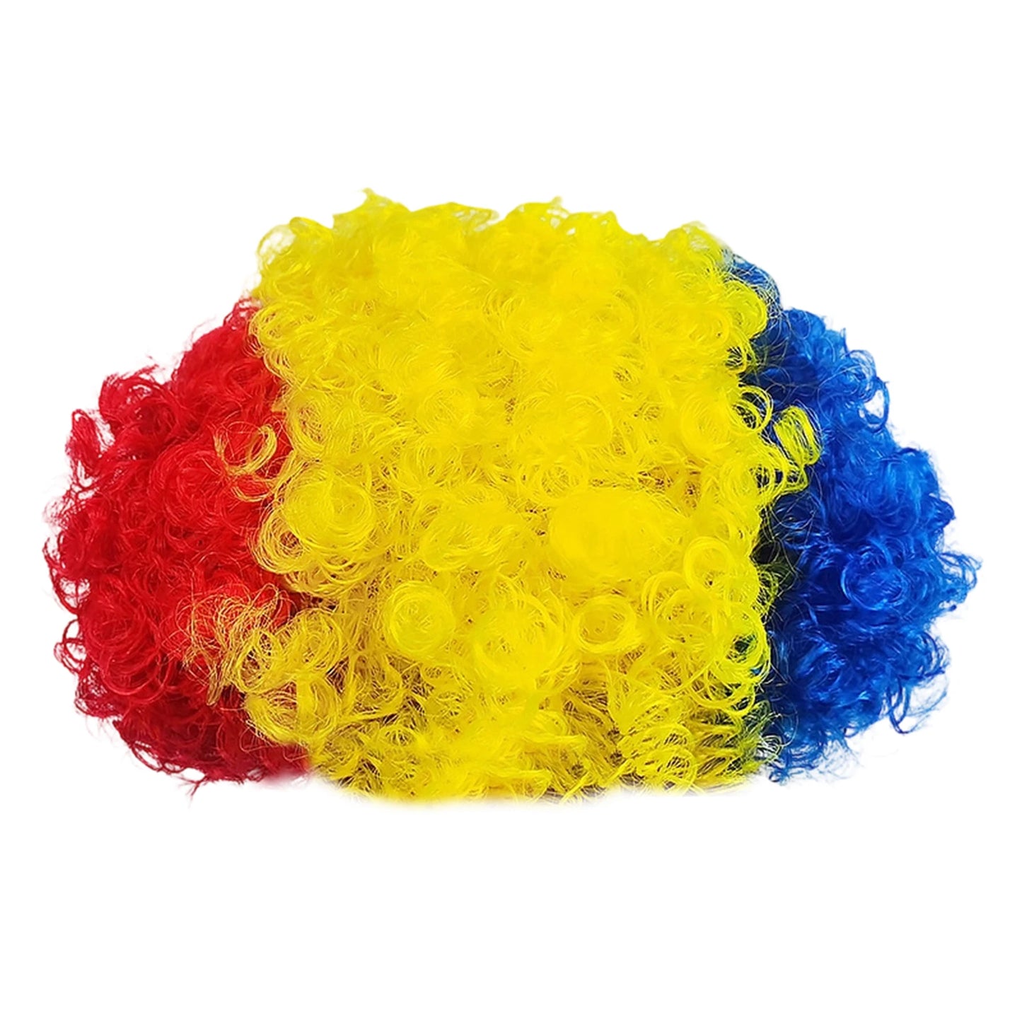 Football Fan Flag Color Explosion Wig -باروكة مشجعي كرة القدم الملونة
