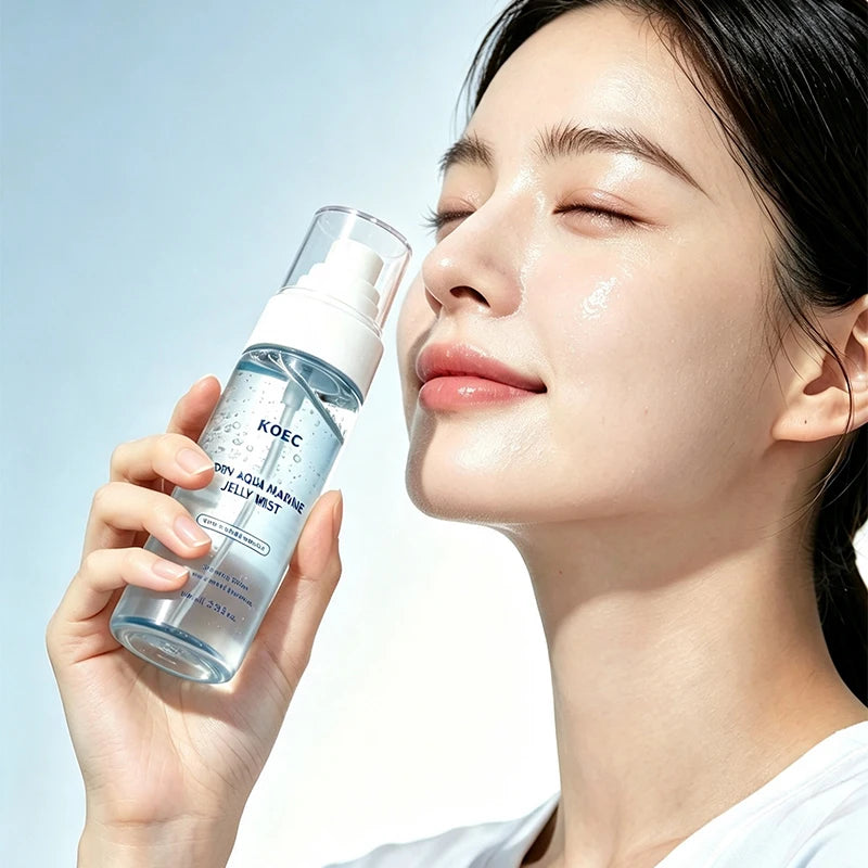 PDRN Aquamarine Jelly Mist 100ml Niacinamide Glow Plump Skin Deep Instant Moisturizing nourishing Korean Soothing Essence Spray