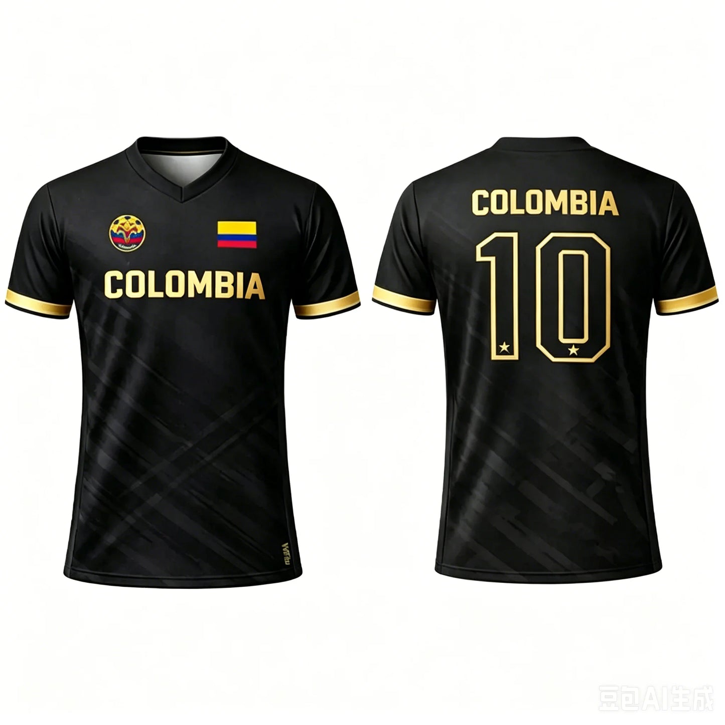 Summer Colombia Flag 3D Printed Soccer Jersey T Shirt Breathable Quick Dry Family Style for Kids Adults Outdoor Training Sports