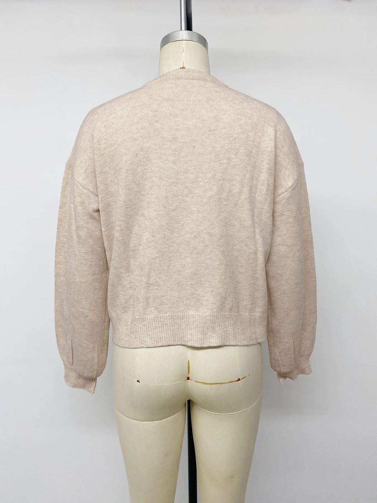 Women Vintage Knitted Sweater Causal Long Sleeve O-Neck Soft Warm Chinese Style Buckle Cardigan Female Autumn Winter Outerwear