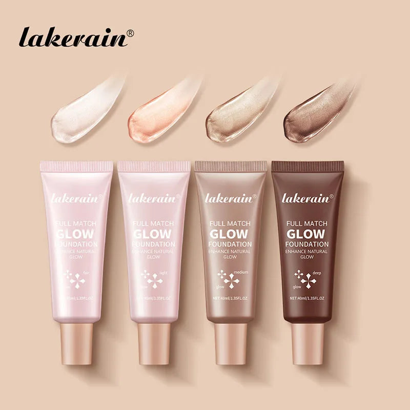 Gloss Liquid Foundation Lasting Concealer Full Coverage BB Cream Face Highlighter Corrector High Coverage Base Makeup Cosmetics