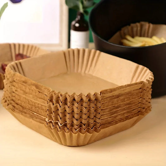 Disposable Air Fryer Paper Liners – Square (50/100 PCS)