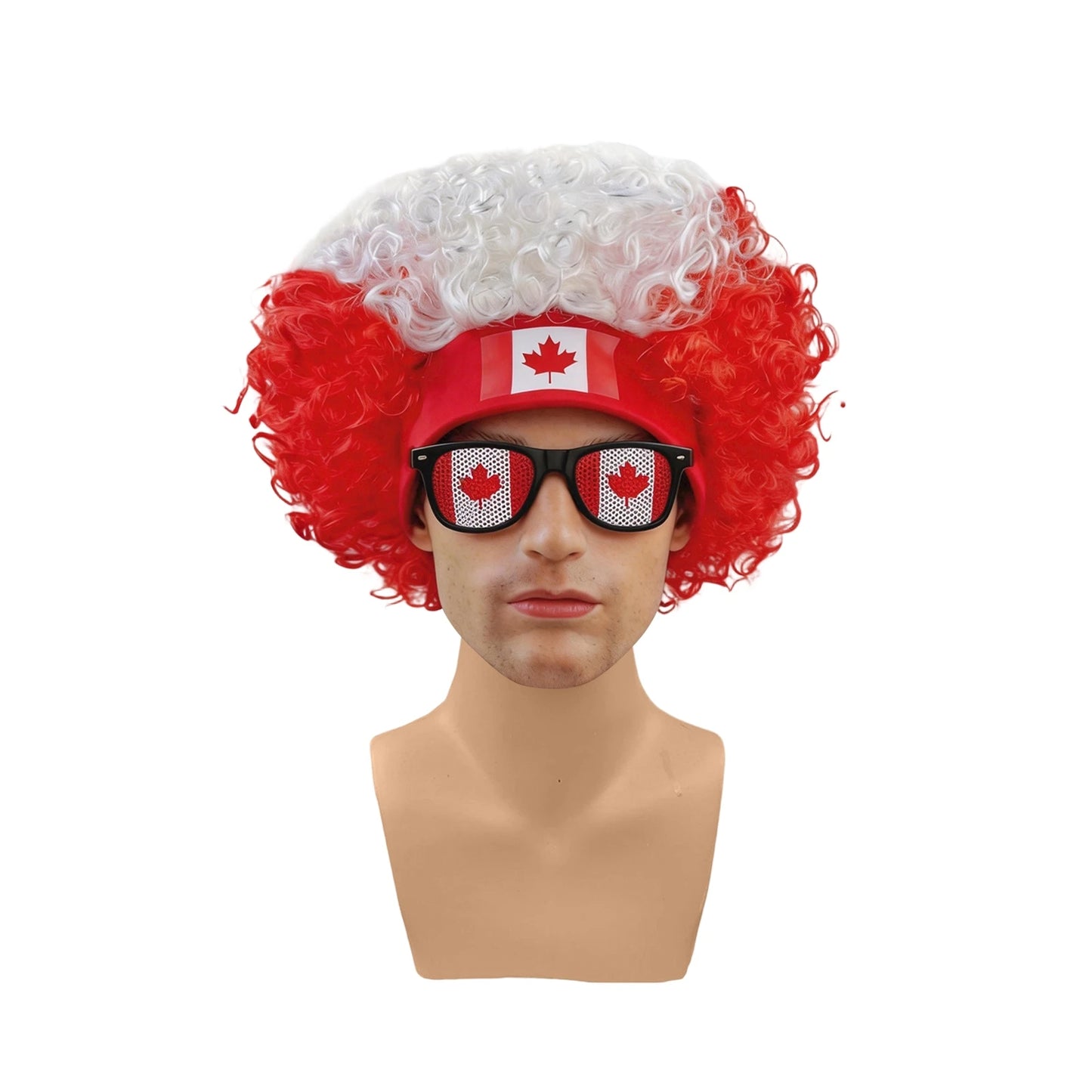 Football Fans Wig Hat Set 2026 - طقم قبعة وباروكة مشجعي كرة القدم 2026