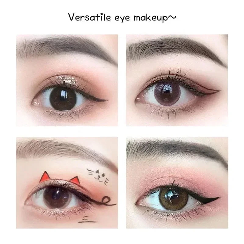 Quick-dry Eyeliner Pencil Makeup Long Lasting Smooth Matte Eye Liner Waterproof Anti-Smudge Liquid Eyeliner Pen Eyes Cosmetics