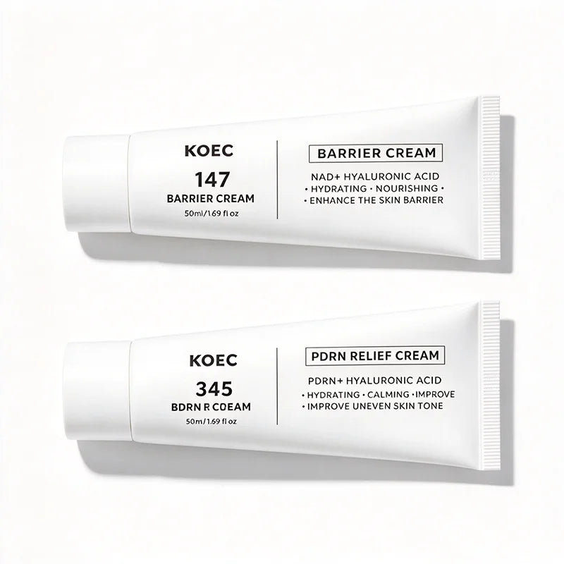 NAD+ PDRN Face Repair Cream 50g Centella Hyaluronic Acid Deeply Hydrating Nourishing Relieve Dryness Redness Daily Facial Care