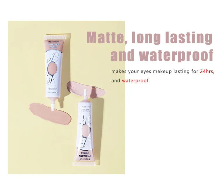 White Dark Eye Shadow Base Cream Eye Concealer Easy To Color Base Makeup 24 Hours Makeup Waterproof Matte Eyeshadow Primer