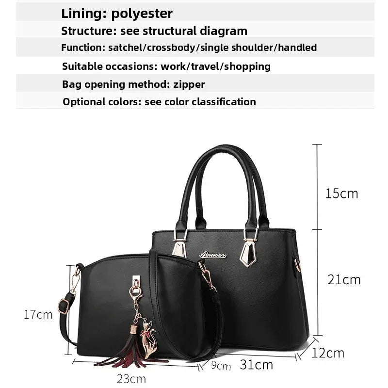 New Fashionable Mother-Daughter Large Capacity Handheld Shoulder Bag