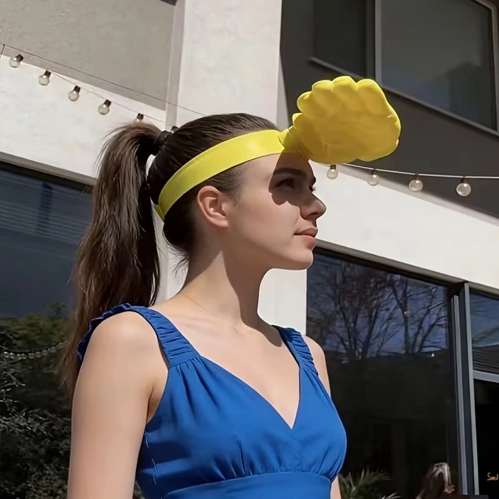 Hand Shaped Sun Hat with Full Face & Neck Coverage - قبعة شمسية بتصميم اليد مع تغطية كاملة للوجه والرقبة