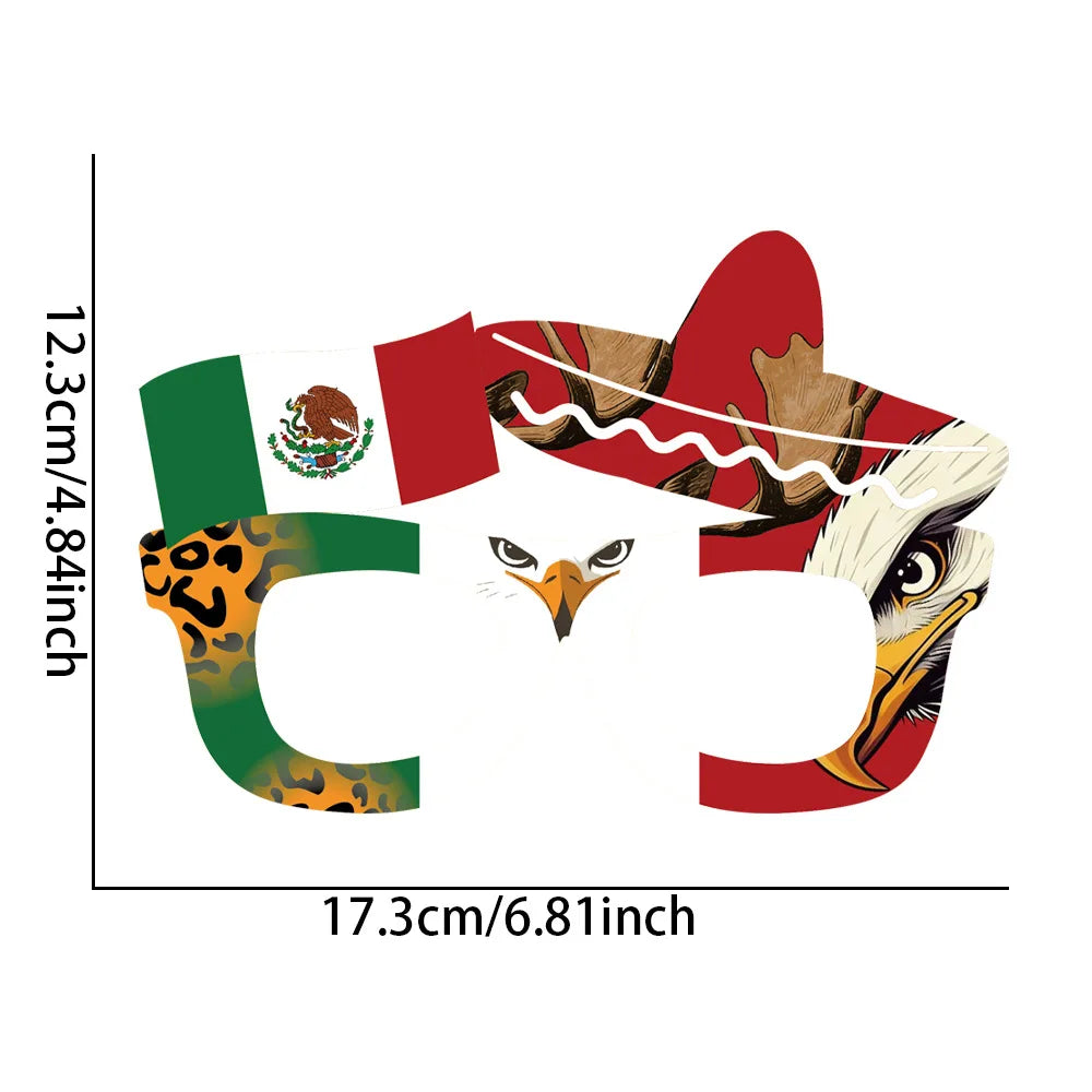 2026 World Football Competition Flag Glasses - نظارات مشجعي كرة القدم 2026 بتصميم أعلام الدول
