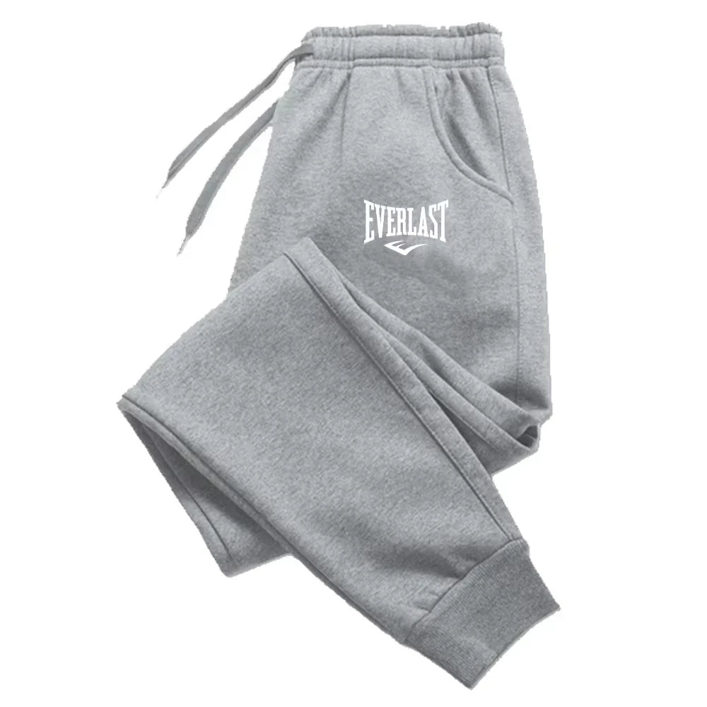 New Printed Pants EVERLAST Men Women Running Pants Joggers Sweatpant Sport Casual Trousers Fitness Gym Breathable Pants WK0043