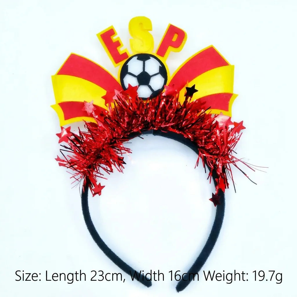2026 Football Event National Team Flag Headband - طوق شعر مشجعي كرة القدم 2026 بتصميم أعلام المنتخبات
