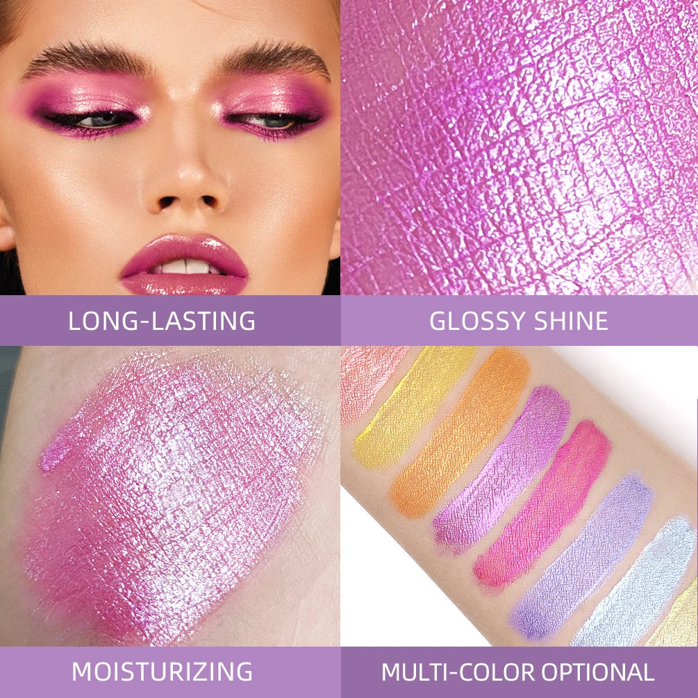 Diamond Shimmer Waterproof Liquid Glitter Eyeliner Eyeshadow Shiny Metallic Eyeliner Pen Eye Beauty Party Makeup Eye Shadow