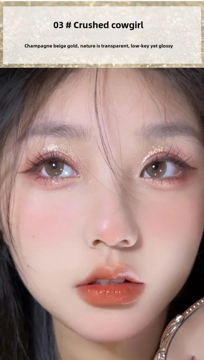 Natural Gloss Pearlescent Matte Diamond Eyeshadow Eye Makeup High-End Atmosphere
