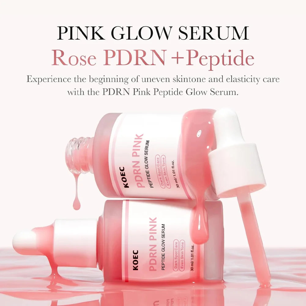 Goodbye Dark Spots – Pink PDRN Glow Serum 30ml | Brightening & Anti-Aging Solution