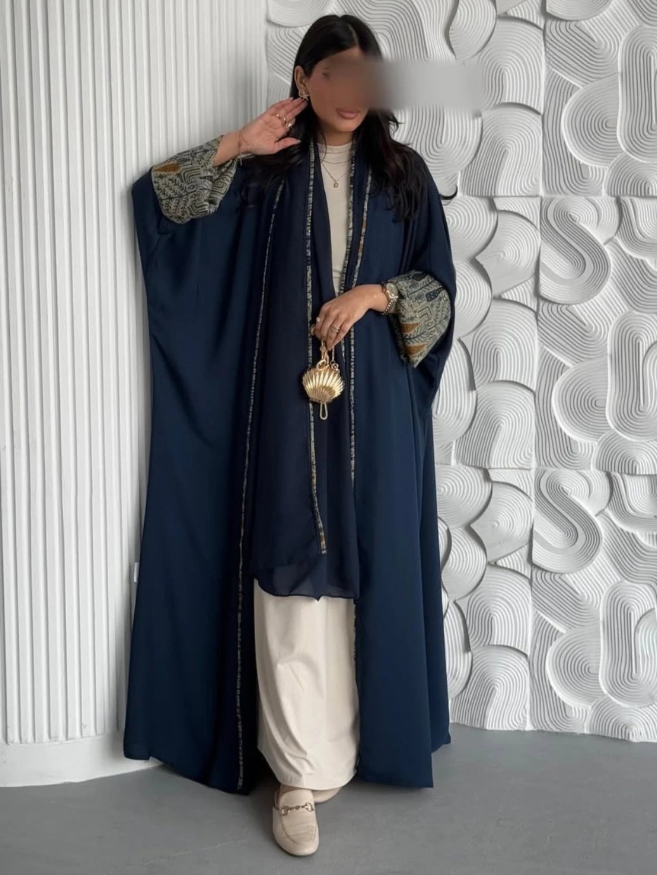 New arrival elegant 2-piece women abaya for spring season, Ramadan gatherings, and Eid celebrations
