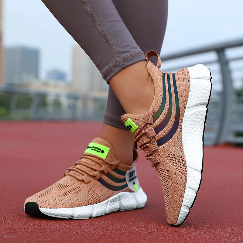 Women’s Casual Sports Sneakers – Lightweight Anti-Slip Running & Walking Shoes | حذاء رياضي نسائي كاجوال – خفيف الوزن، مانع للانزلاق، للجري والمشي