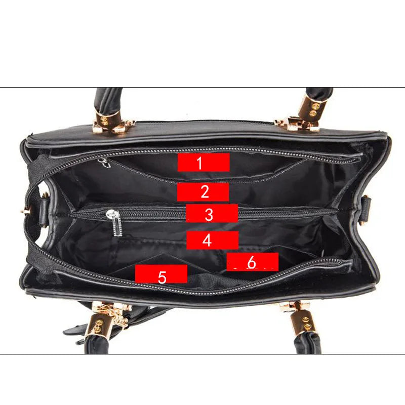 Women’s Large Capacity Shoulder & Crossbody Bag – Lychee Pattern PU Leather Bucket Style | حقيبة كتف وكروس نسائية كبيرة السعة – تصميم دلو من جلد صناعي بنقشة الليتشي