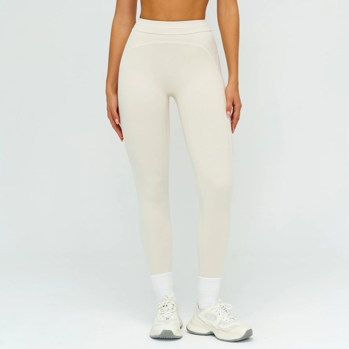 Rooftrellen 1PC Woman High Waisted Fitness Yoga Pants Summer Gym Running Sports Push Up Quick Drying Color Blocking Yoga Pants