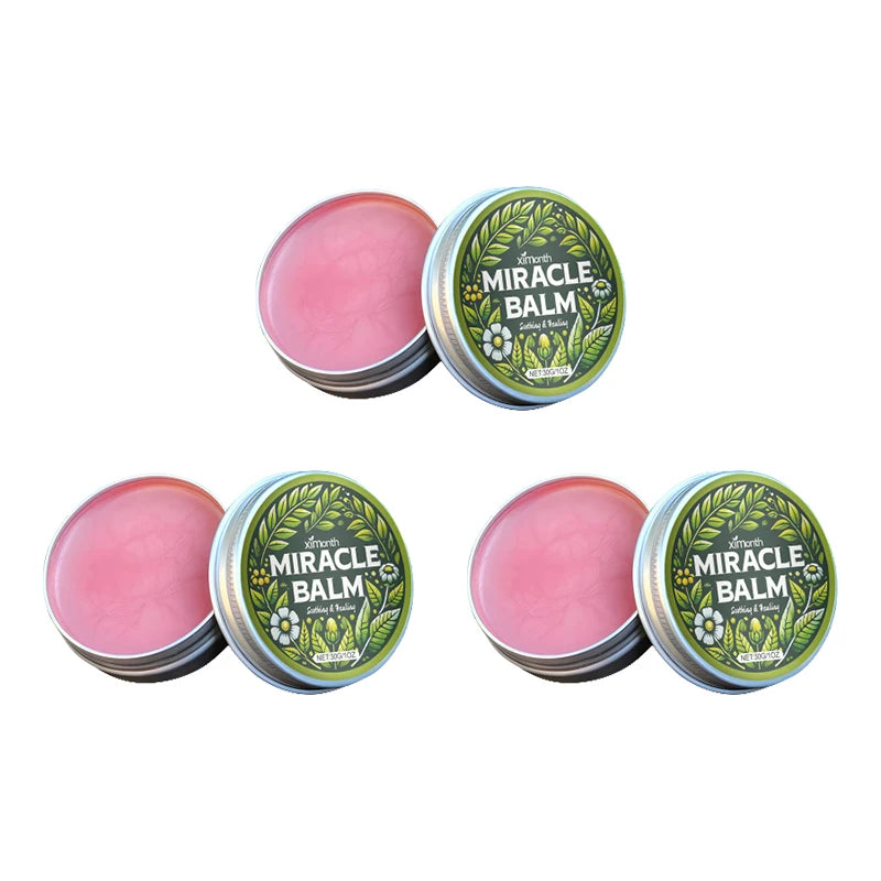 Miracle Balm 30g Natural Herbal Soothing Massage Cream Vitamin E Repairing Hydrating Legs And Feet Daily Body Care Cream